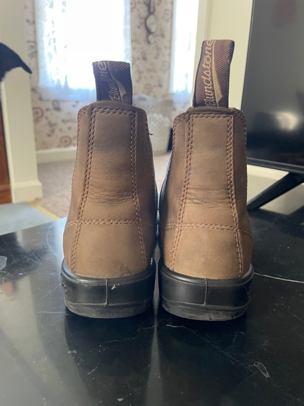 BLUNDSTONE UNISEX CLASSICS CHELSEA BOOTS - Brown - Picture 9 of 9